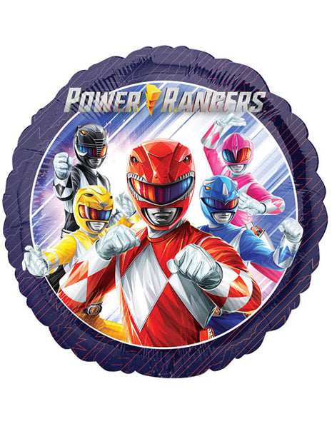 Globo de anagrama de Power Rangers de 18 pulgadas