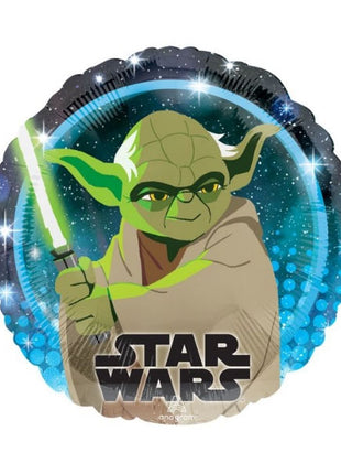 Globo de Yoda de la Galaxia de Star Wars con anagrama de 18 pulgadas