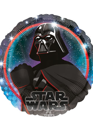 Globo de Darth Vader de Star Wars Galaxy con anagrama de 18 pulgadas