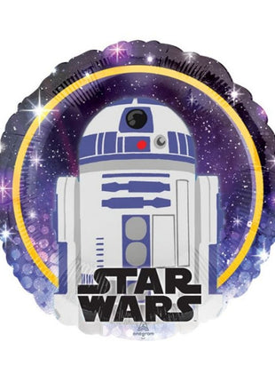 Globo de 18 pulgadas con anagrama de Star Wars Galaxy R2D2