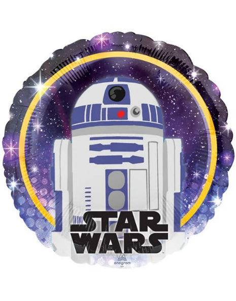 Globo de 18 pulgadas con anagrama de Star Wars Galaxy R2D2