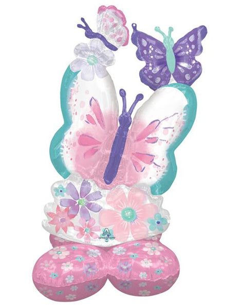 44in Anagram Airloonz Flutter Butterfly Balloon - Joker Party Supply
