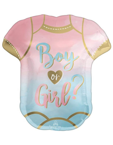 22in Anagram Boy Or Girl Gender Reveal Balloon - Joker Party Supply