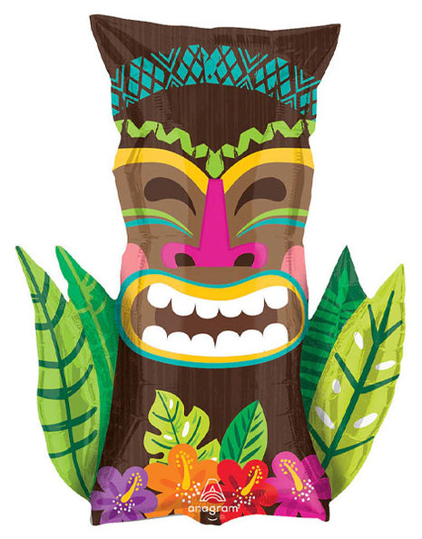 30in Anagram Vintage Tiki Balloon - Joker Party Supply