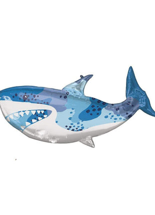 38in Anagram Shark Balloon - Joker Party Supply
