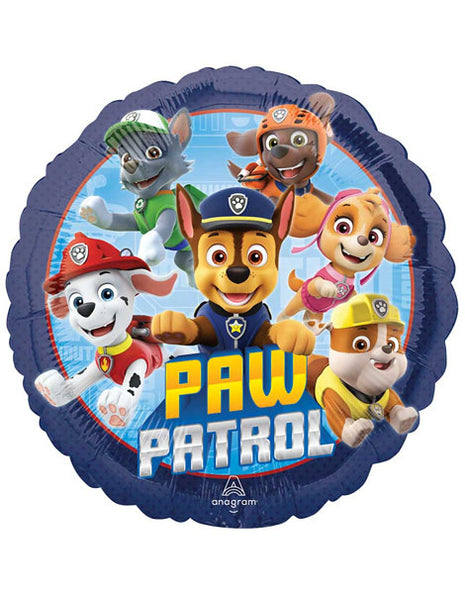 Globo de la Patrulla Canina con anagrama de 18 pulgadas