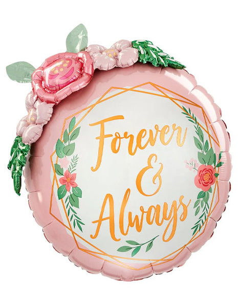 27in Anagram Wedding Floral Garland Balloon - Joker Party Supply