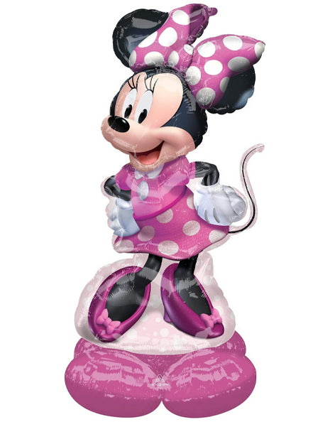 48in Anagram Minnie Mouse Forever Airloonz Balloon - Joker Party Supply