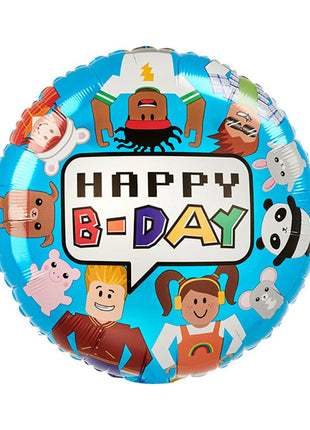 Globo de feliz cumpleaños de 18 pulgadas con anagrama de Party Town