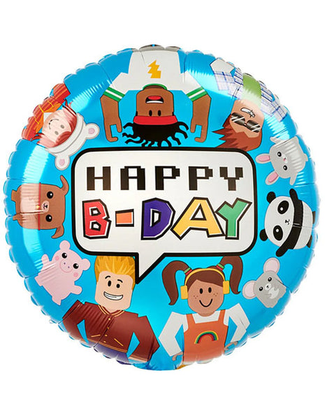 Globo de feliz cumpleaños de 18 pulgadas con anagrama de Party Town