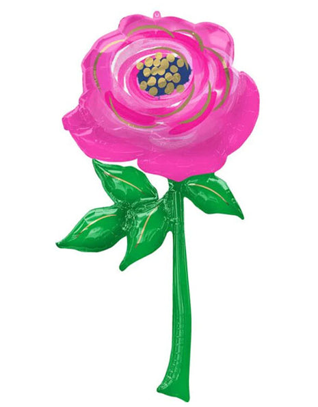 55in Anagram Pink Flower Balloon - Joker Party Supply