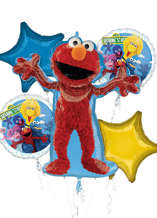 Anagram Sesame Street Bouquet Balloons 5pc - Joker Party Supply