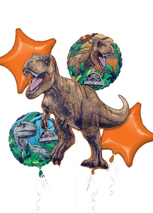Anagram Jurassic World Bouquet Balloons 5pc - Joker Party Supply