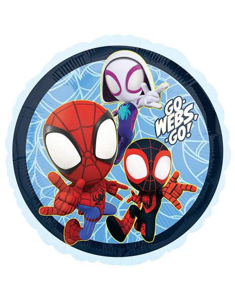 Globo de 18 pulgadas con anagrama de Spidey y sus increíbles amigos