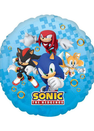 Globo de anagrama de Sonic The Hedgehog 2 de 18 pulgadas