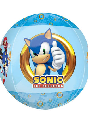 Globo Orbz de Sonic The Hedgehog con anagrama de 16 pulgadas