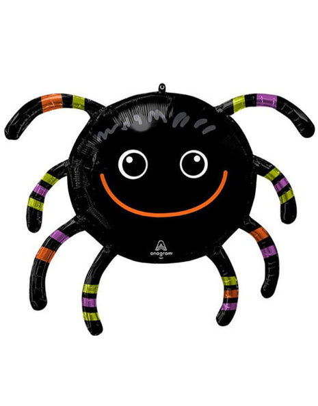 Globo de araña sonriente con anagrama de 28 pulgadas 