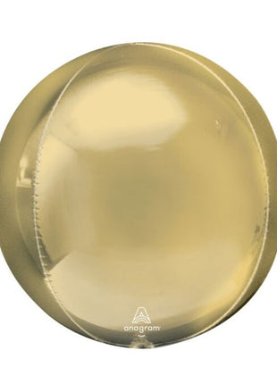 Globo orbe gigante de oro blanco con anagrama de 21 pulgadas (3 unidades)
