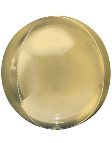 Globo orbe gigante de oro blanco con anagrama de 21 pulgadas (3 unidades)