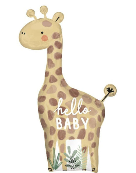 42in Anagram Soft Jungle Baby Giraffe Balloon