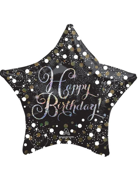 28in Anagram Sparkling Birthday Balloon - Joker Party Supply