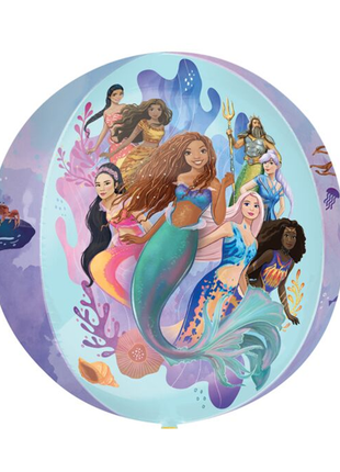 16in Anagram Little Mermaid Live Action Orbz Balloon - Joker Party Supply