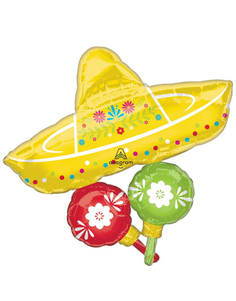 32in Anagram Viva La Party Balloon - Joker Party Supply