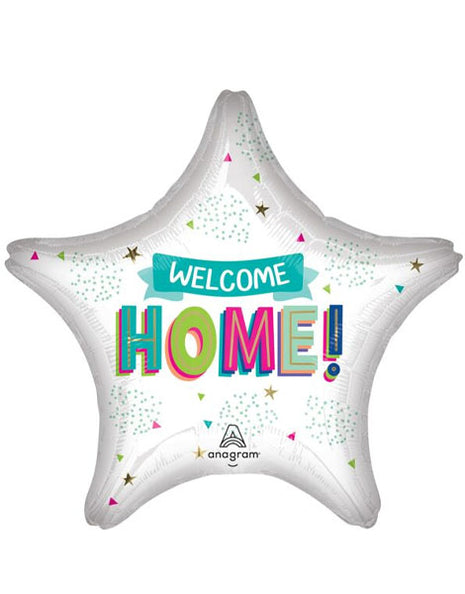 28in Anagram Welcome Home Star Balloon - Joker Party Supply