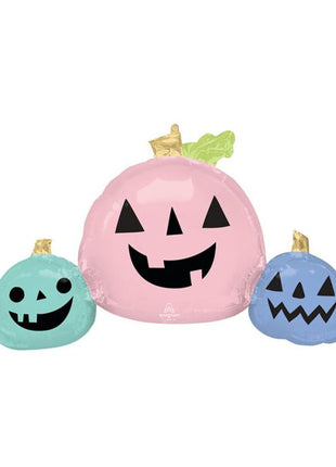 Globo de calabazas de Halloween con anagrama pastel de 35 pulgadas