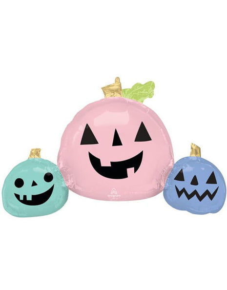 Globo de calabazas de Halloween con anagrama pastel de 35 pulgadas