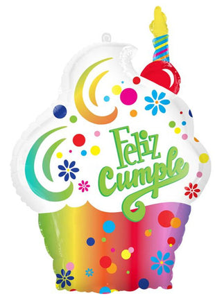 27in Anagram Feliz Cumpleaños Puntos Balloon