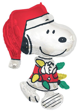 34in Anagram Peanuts Santa Snoopy Balloon
