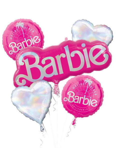 Anagram Barbie Bouquet Balloons 5pc - Joker Party Supply