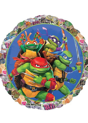 Globo de 18 pulgadas con anagrama de las Tortugas Ninja Adolescentes Mutantes