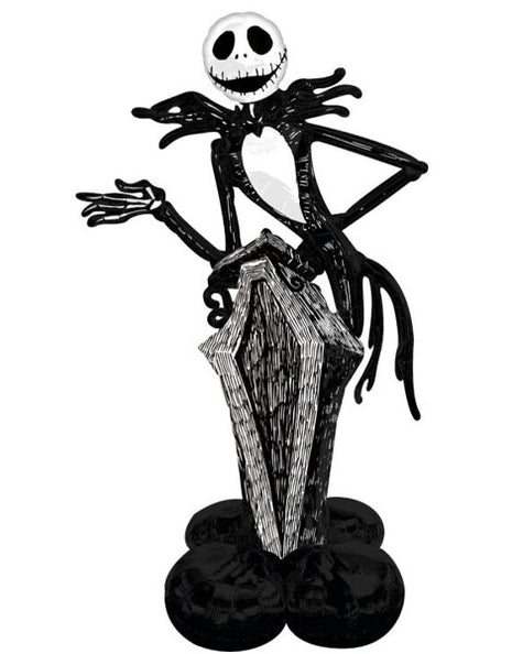 64in Anagram Airloonz Jack Skellington Balloon - Joker Party Supply