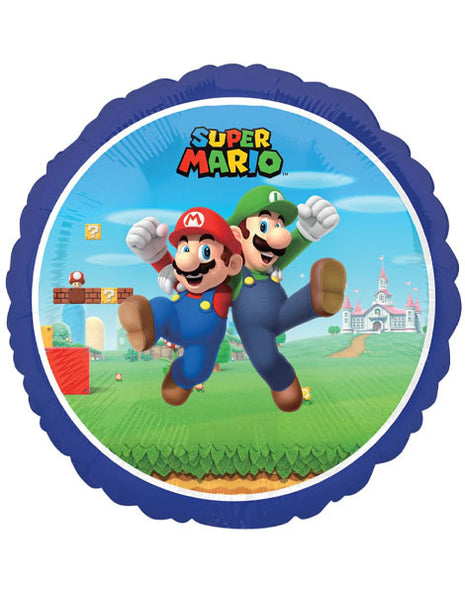 Globo de Super Mario con anagrama de 18 pulgadas