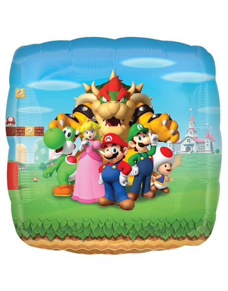 28in Anagram Super Mario Bros Balloon - Joker Party Supply