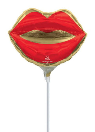 Globo de 14 pulgadas con anagrama "Beso en los labios" (requiere sellado térmico)