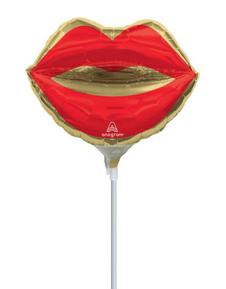 Globo de 14 pulgadas con anagrama "Beso en los labios" (requiere sellado térmico)