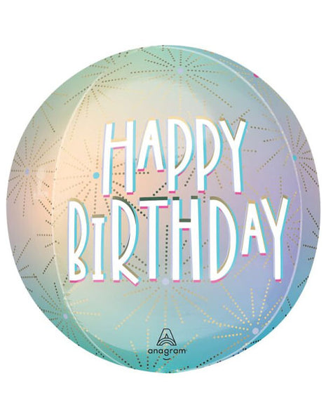 16in Anagram Pastel Dream Birthday Orbz Balloon