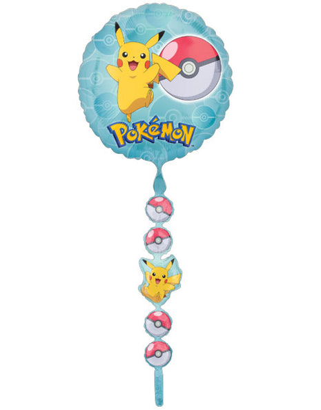 Globo Airwalker con cola de Pokémon Anagrama de 66 pulgadas
