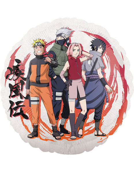 Globo de anagrama de Naruto de 18 pulgadas