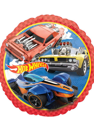 Globo de Hot Wheels con anagrama de 18 pulgadas