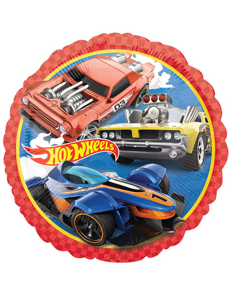 Globo de Hot Wheels con anagrama de 18 pulgadas