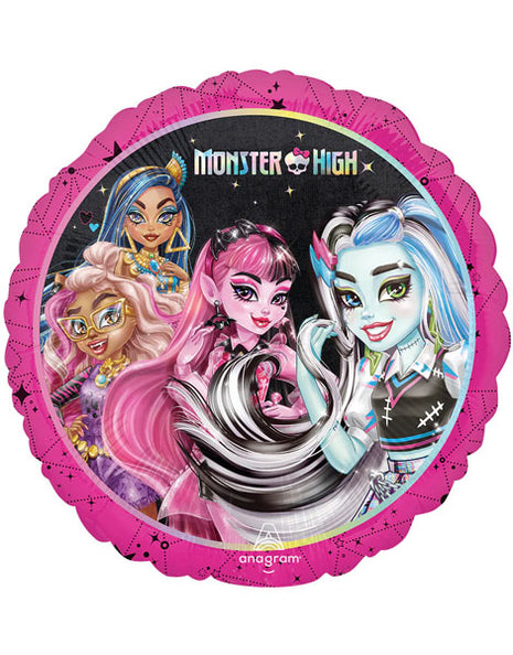 Globo de Monster High con anagrama de 18 pulgadas