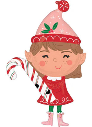 39in Anagram Christmints Christmas Elf Balloon - Joker Party Supply