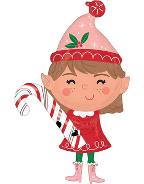39in Anagram Christmints Christmas Elf Balloon - Joker Party Supply