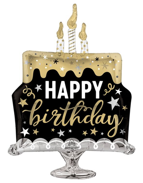 29in Anagram Happy Birthday Cake Balloon - Joker Party Supply