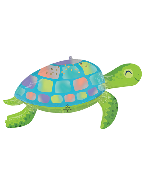 38in Anagram Under the Sea Turtle Balloon - Joker Party Supply