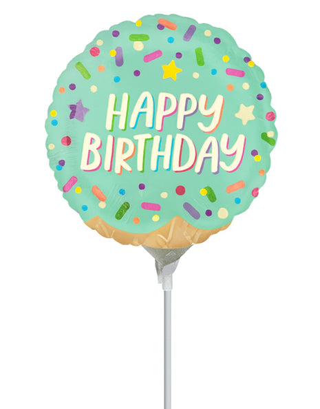 4in Anagram Ice Cream Party Balloon (Heat Seal Required)